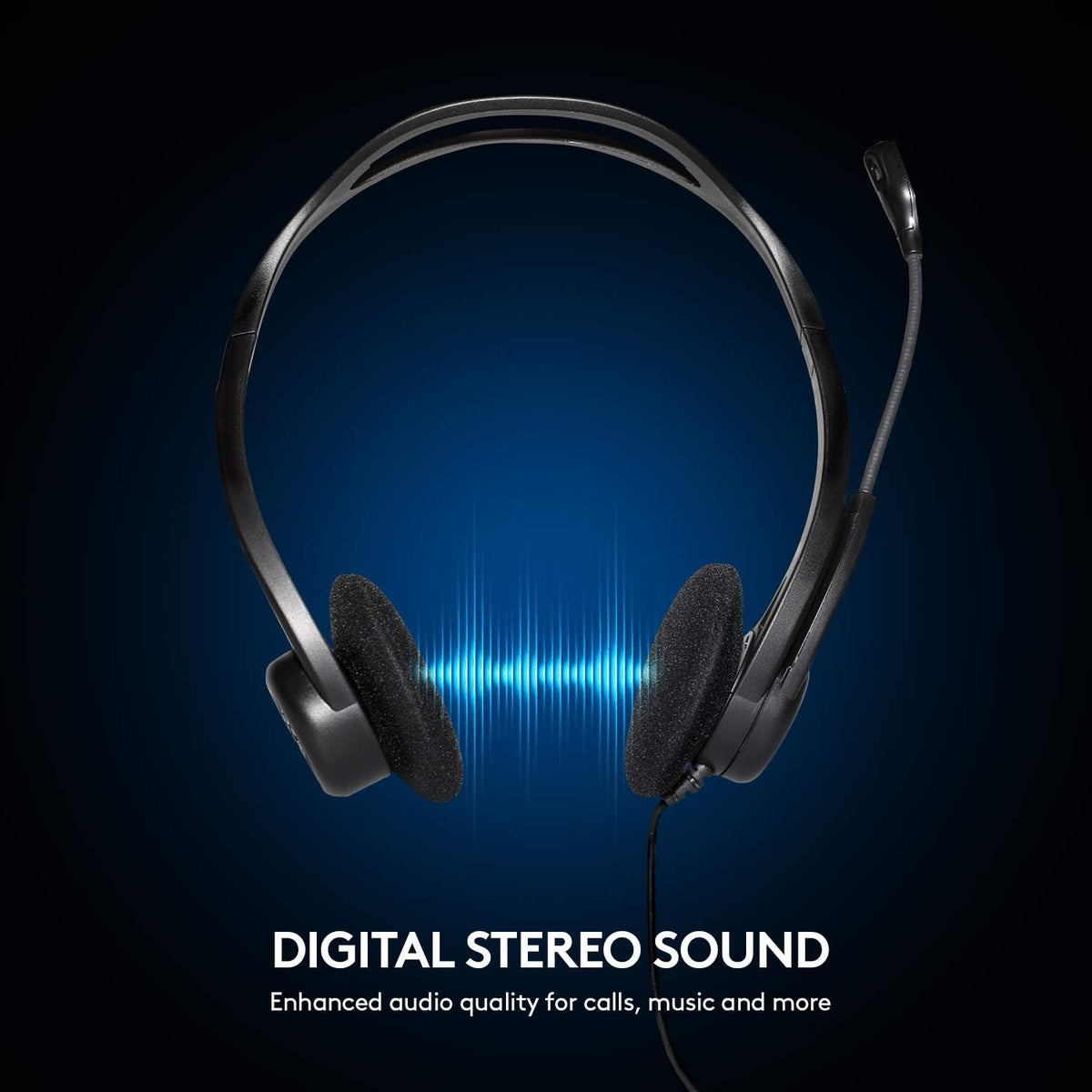 Logitech 960 USB Headset — Black