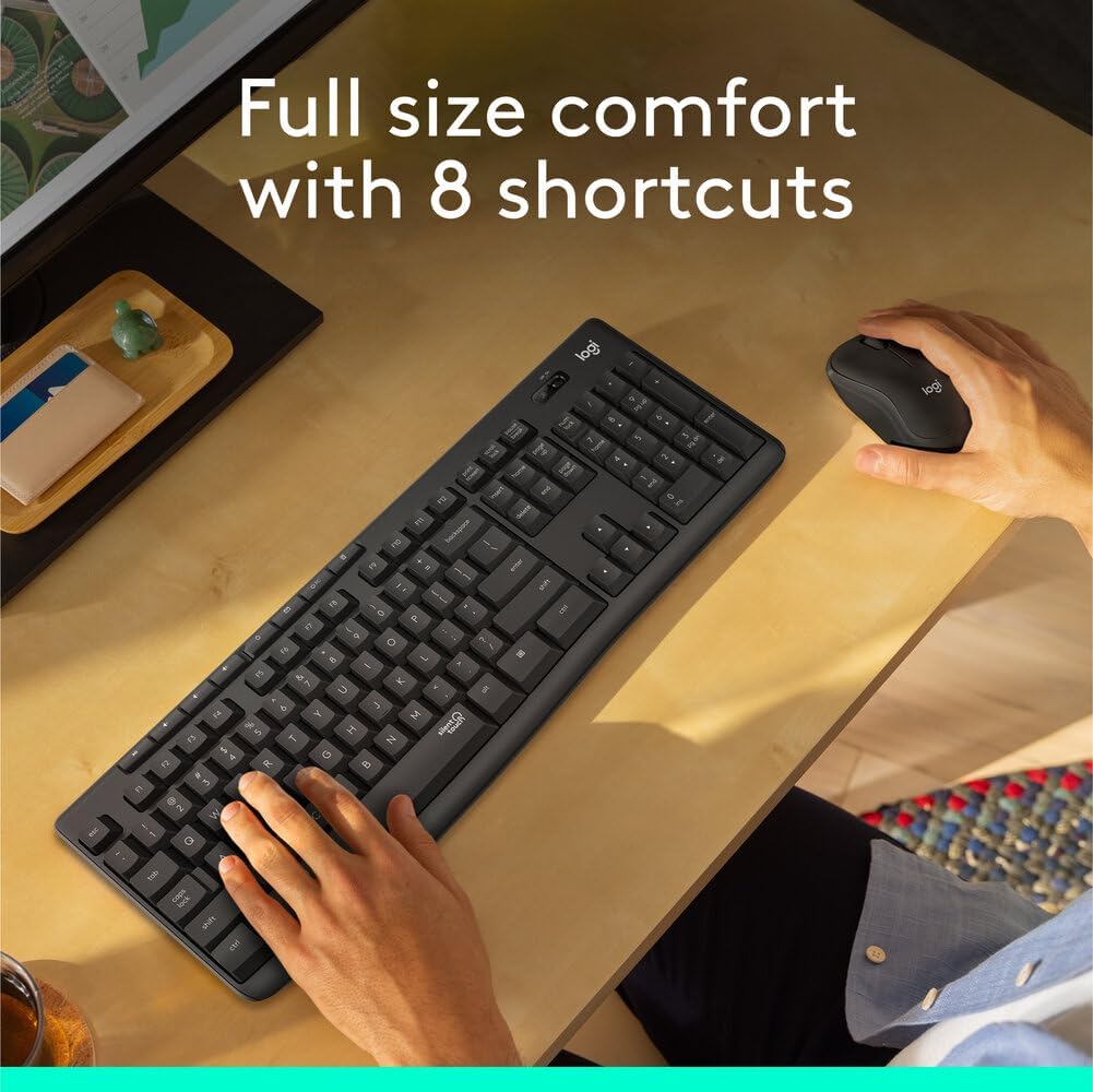 Logitech MK295 Keyboard and Mouse Combo — Graphite