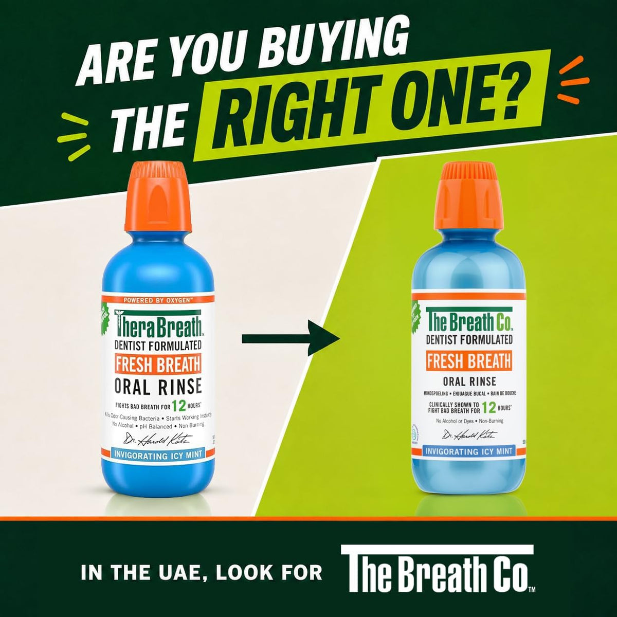 TheraBreath Fresh Breath Oral Rinse, Icy Mint, 500 ml — additional product view 3