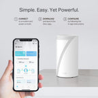 TP-Link Tri-Band WiFi 7 BE22000 Whole Home Mesh System (Deco BE85) | 12-Stream 22 Gbps | 2× 10G + 2× 2.5G Ports Wired Backhaul, 8× High-Gain Antennas | VPN, AI-Roaming, 4×4 MU-MIMO, HomeShield(2-Pack)