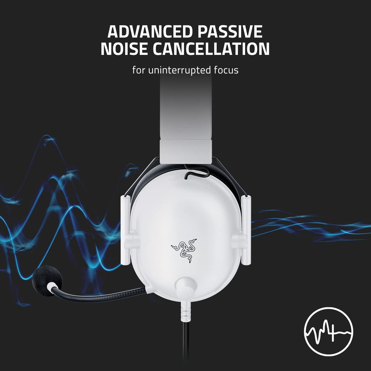 Razer BlackShark V2 X Gaming Headset — White — product image 5