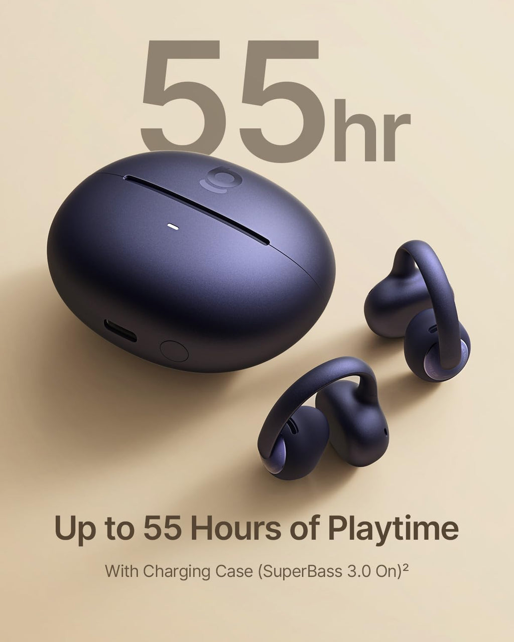 Baseus Bowie MC2 Open-Ear Earbuds — Blue