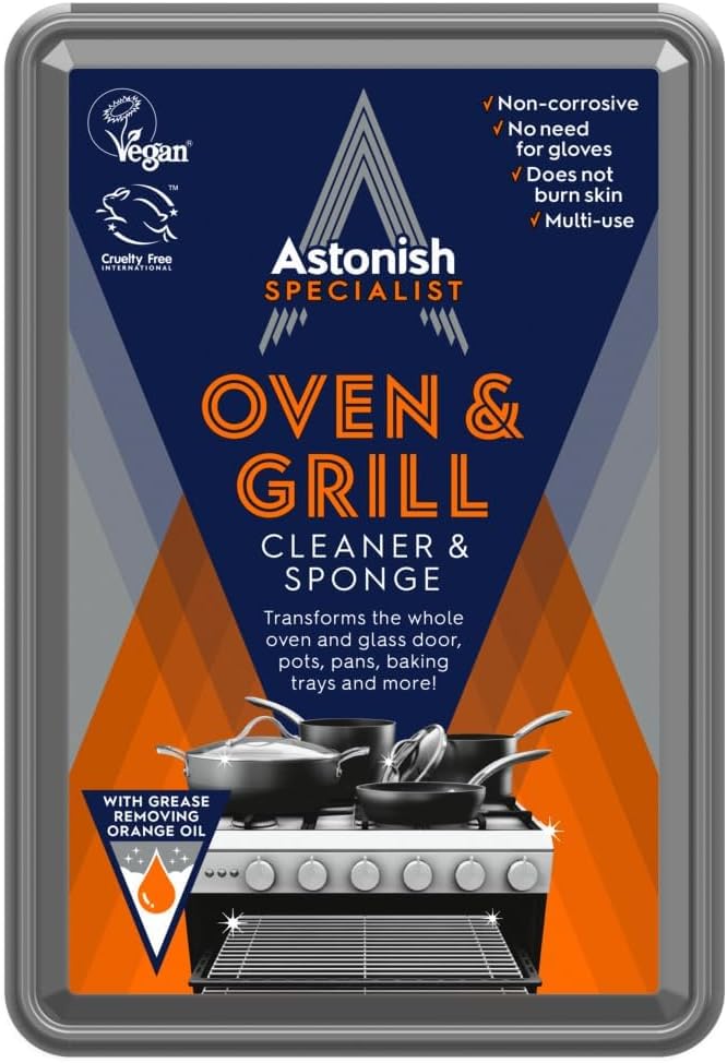 Astonish Oven & Grill Specialist Cleaner & Sponge, 250gm, HOAST046 — front product image