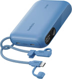 Belkin BoostCharge 10000mAh Power Bank with Digital Battery Display - Blue