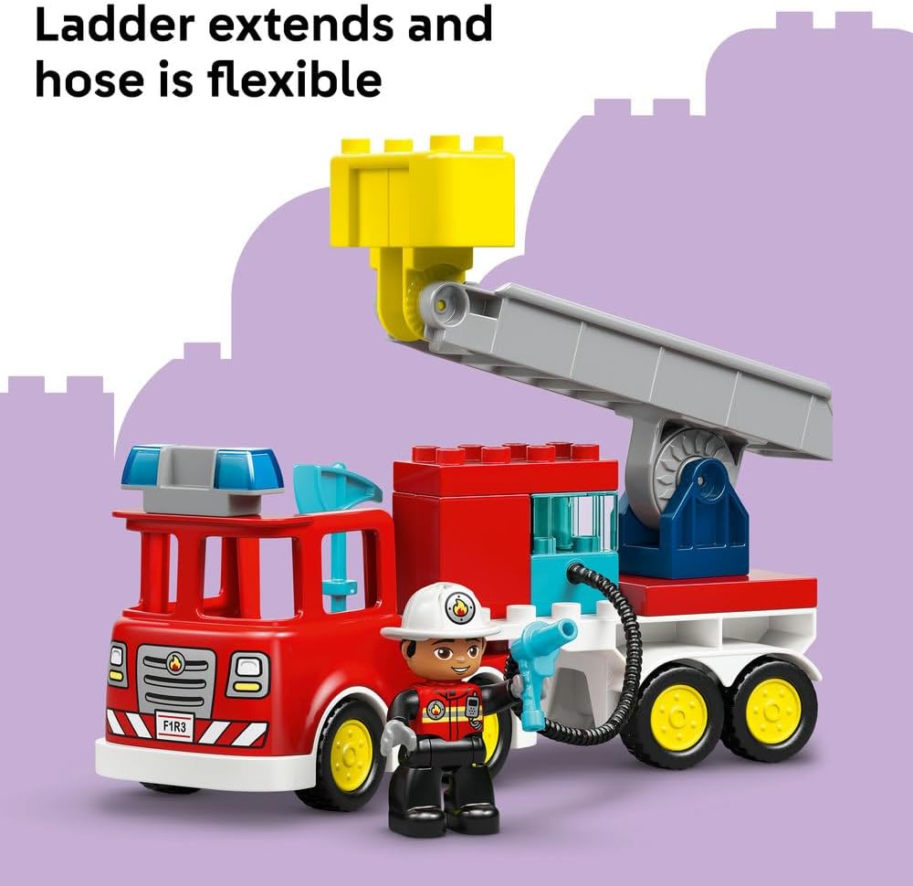 LEGO DUPLO Fire Engine with Hose and Firefighter 10473 — image 6