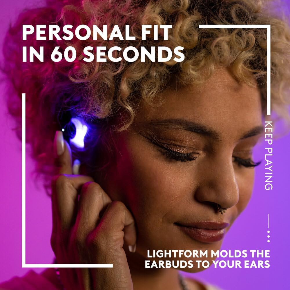 Logitech G FITS True Wireless Gaming Earbuds — Black