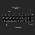Logitech G413 SE Gaming Keyboard — Black