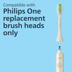 Philips SONICARE Philips One Rechargeable Toothbrush, Snow, 2 Piece Set — White