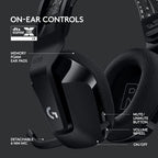 Logitech G733 Wireless Gaming Headset — Black