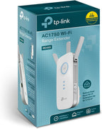 TP-Link AC1750 WiFi Extender (RE450), PCMag Editor's Choice, Up to 1750Mbps, Dual Band WiFi Repeater, Internet Booster, Extend WiFi Range further