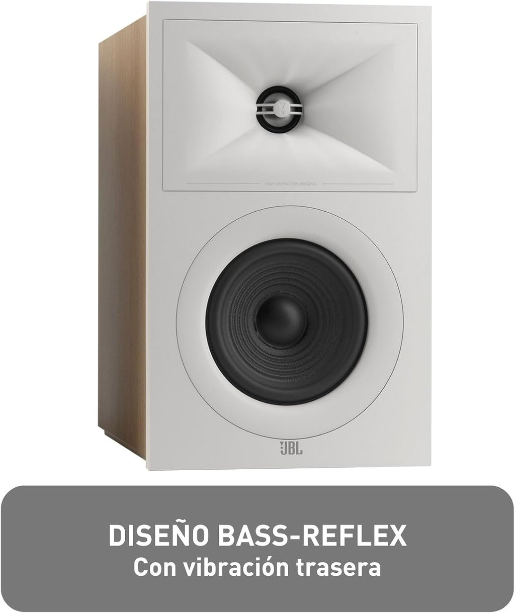 JBL Stage 250B Bookshelf Speakers — White