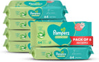 Pampers Complete Clean Baby Wipes with Aloe Vera Lotion, 384 Count