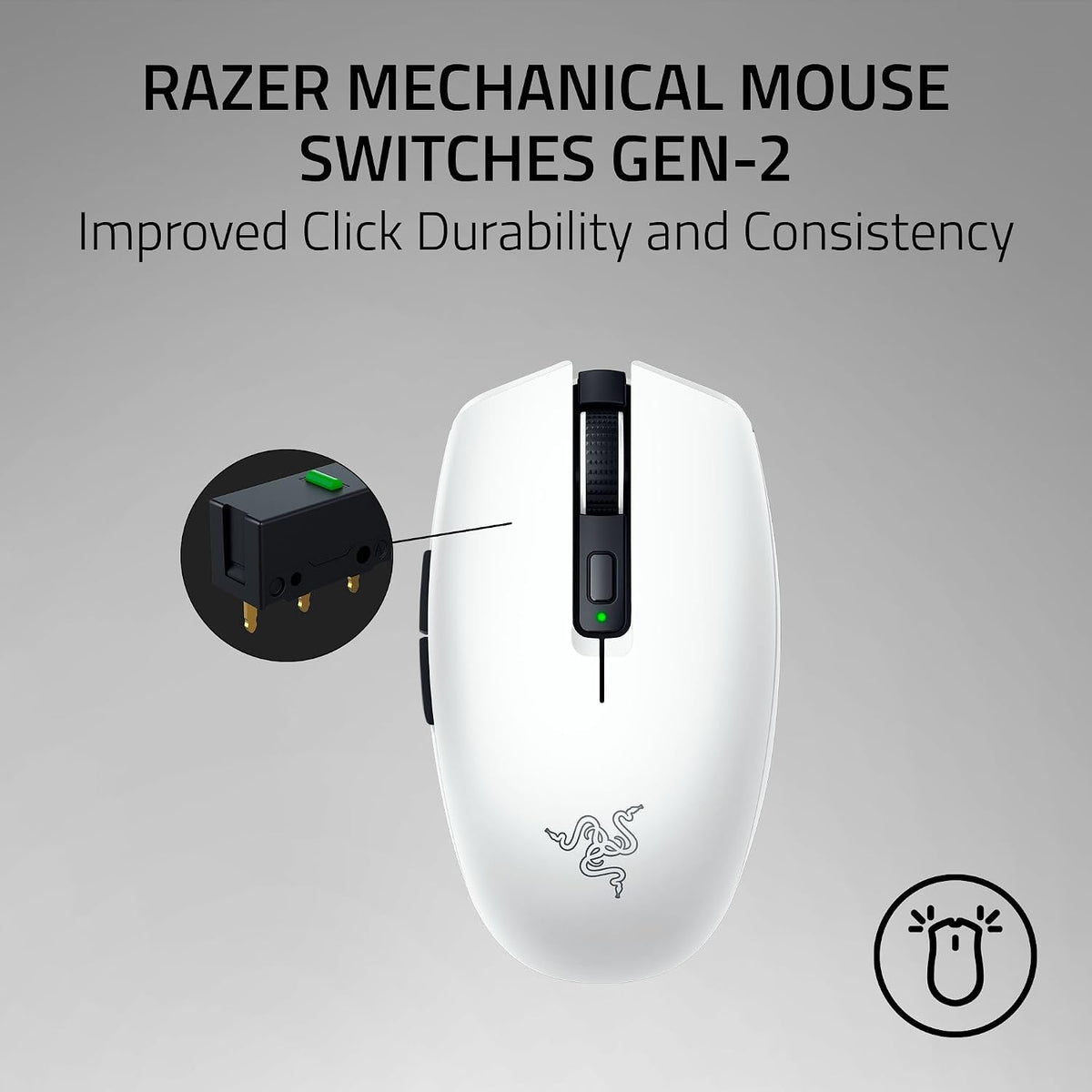 Razer Orochi V2 White Wireless Gaming Mouse — product image 5