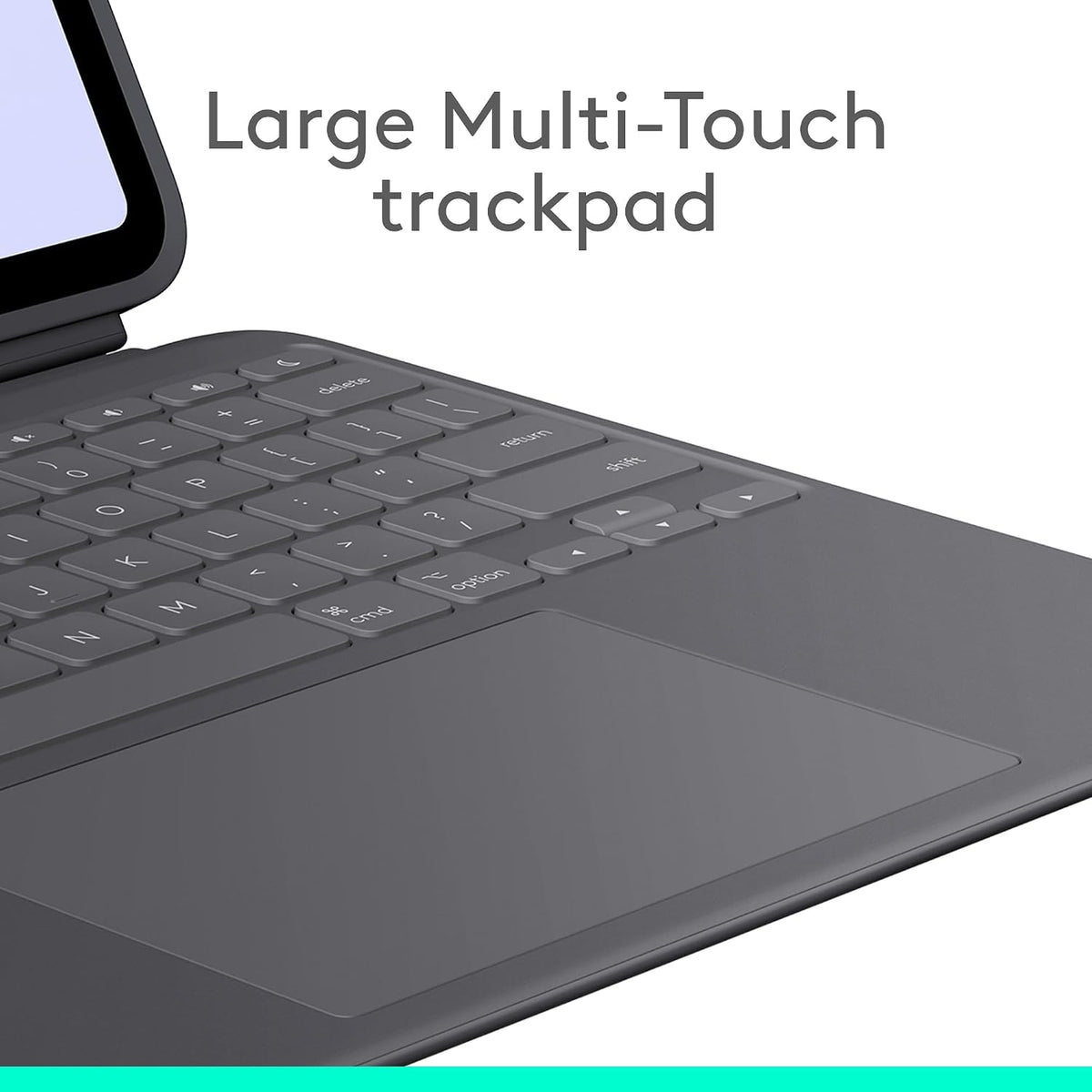 Logitech Combo Touch Keyboard Case for iPad Air 13-inch M2 / M3 / M4 — Oxford Grey