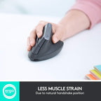 Logitech MX Vertical Wireless Mouse — Graphite