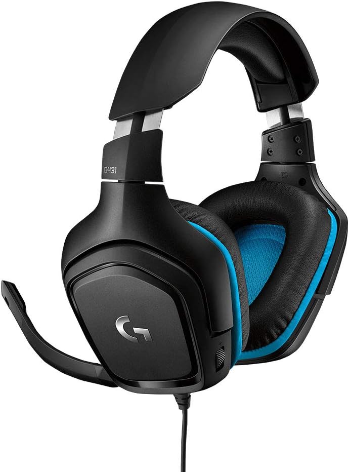 Logitech G431 Gaming Headset — Black