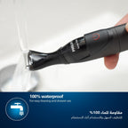 Philips Multigroom MG1100/16 — Ultra-Precise Beard Styler — 3 Precision Combs, Fully Washable — AA Battery Included — Black