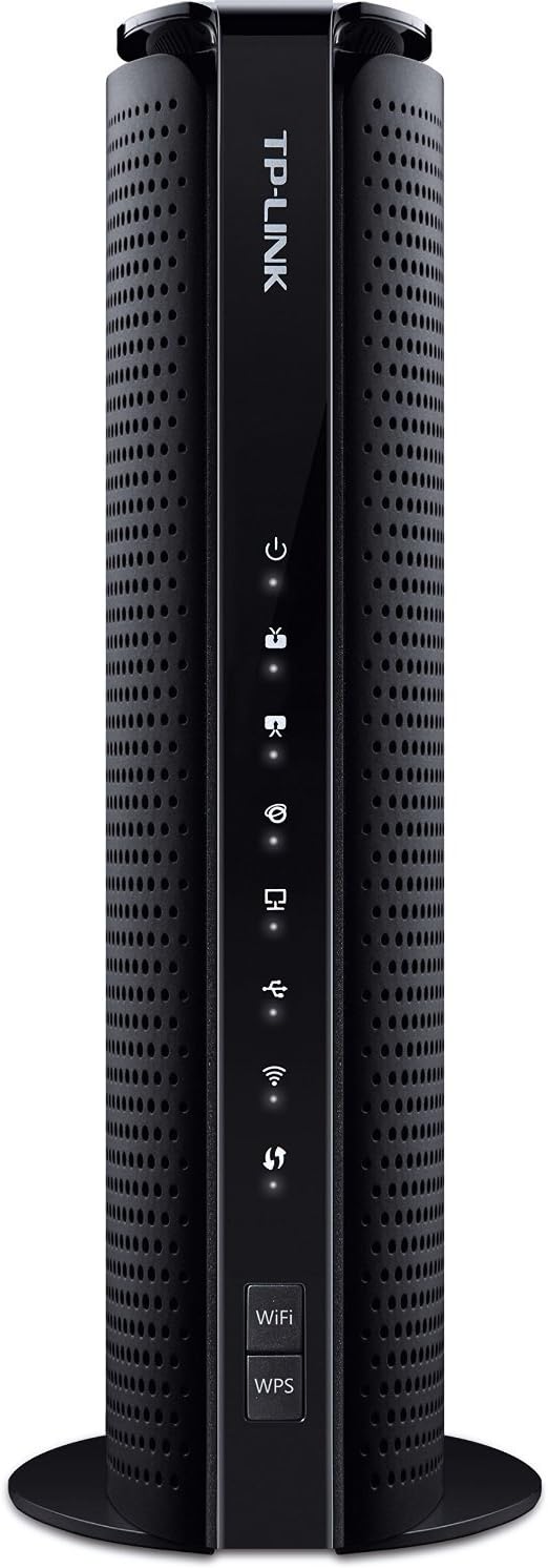 TP-Link TC-W7960 DOCSIS3.0 300Mbps Wireless WiFi Cable Modem Router for Comcast XFINITY, Time Warner Cable, Cox Communications, Charter, Spectrum