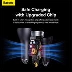 Baseus Fast Car Charger USB-A car charger 2x USB-C 65W Dark grey Fast Charging Car Power Adapter — Dark Grey