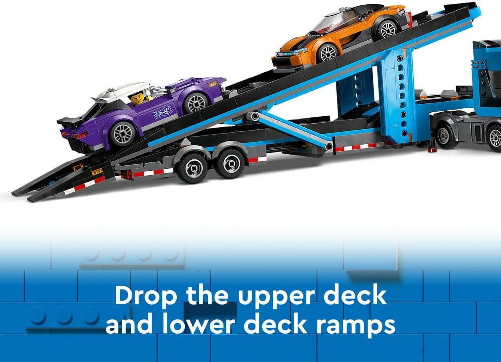 LEGO City Car Transporter Truck with Sports Cars 60408