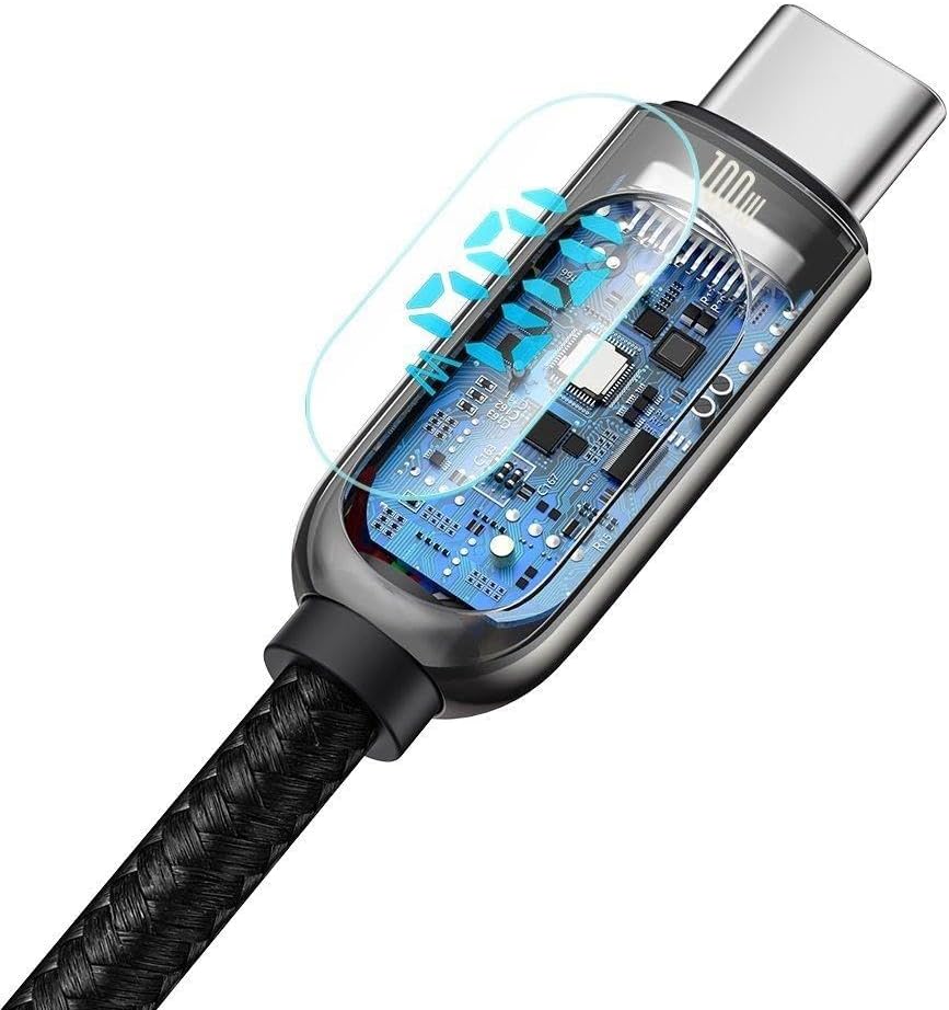 Baseus CATSK-B01 USB cable 1 m USB 2.0 USB C Black — 100 Centimeters — Black