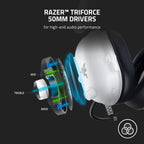 Razer BlackShark V2 X Gaming Headset — White — product image 3
