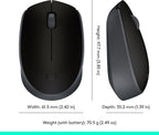 Logitech M171 Wireless Mouse — Silver