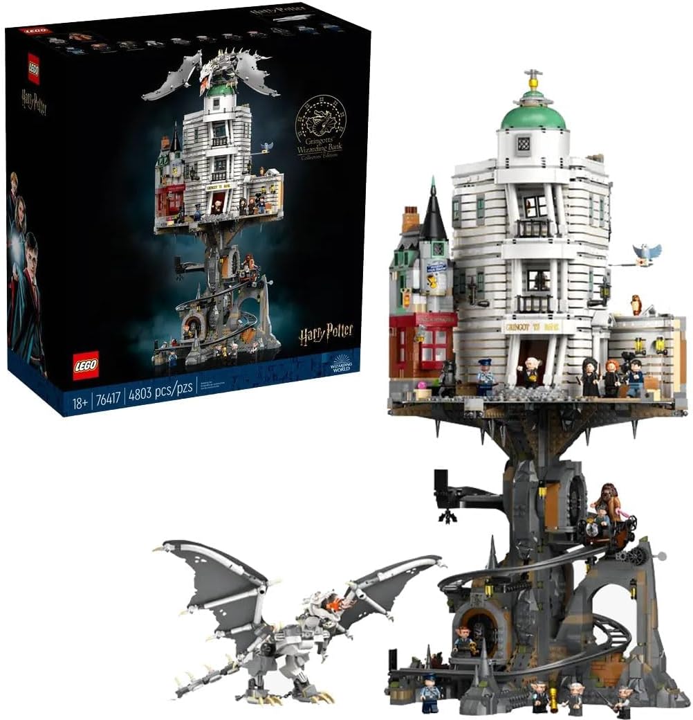 LEGO® Harry Potter™ Gringotts™ Wizarding Bank – Collectors' Edition 76417 Building Set (4,803 Pieces)
