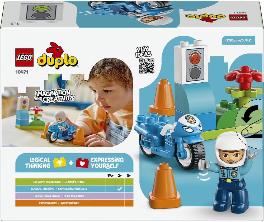 LEGO DUPLO Blue Police Motorcycle 10471 — image 12