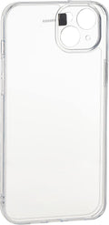 Baseus SuperCeramic Series Glass Case for iP 14 Plus (Pack of 1 with full coverage tempered glass screen protector and cleaning kit), Clear — Clear