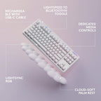 Logitech G715 Wireless Gaming Keyboard — White Mist