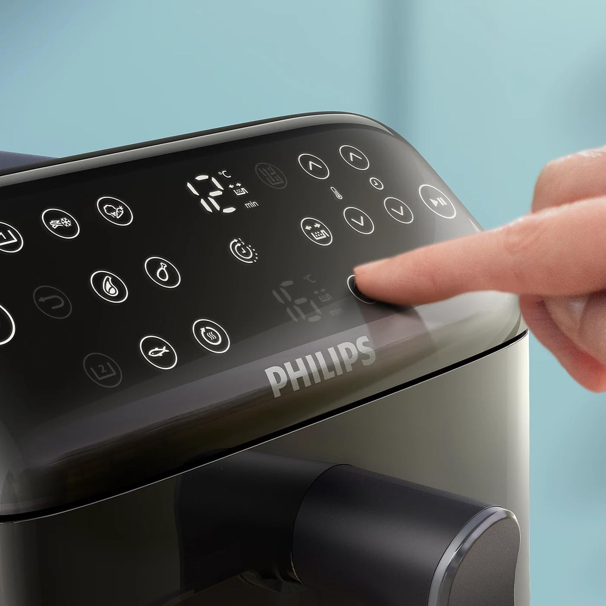 Philips Dual-Stack AirFryer XXL, 10L/2KG, 2750W, 13 Functions, 6 Presets — Black