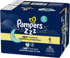Pampers Swaddlers Overnights Diapers - Size 6, 42 Count, Disposable Baby Diapers, Night Time Skin Protection