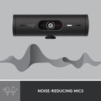 Logitech BRIO 500 Webcam and MK540 Combo Bundle — Black