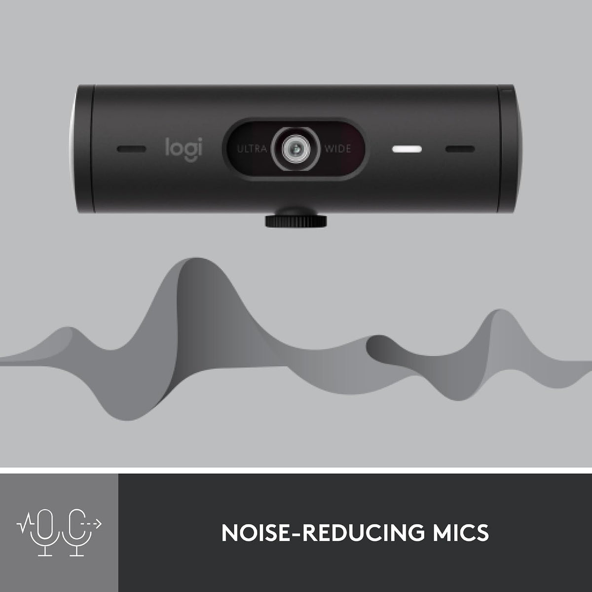 Logitech BRIO 500 Webcam and MK540 Combo Bundle — Black