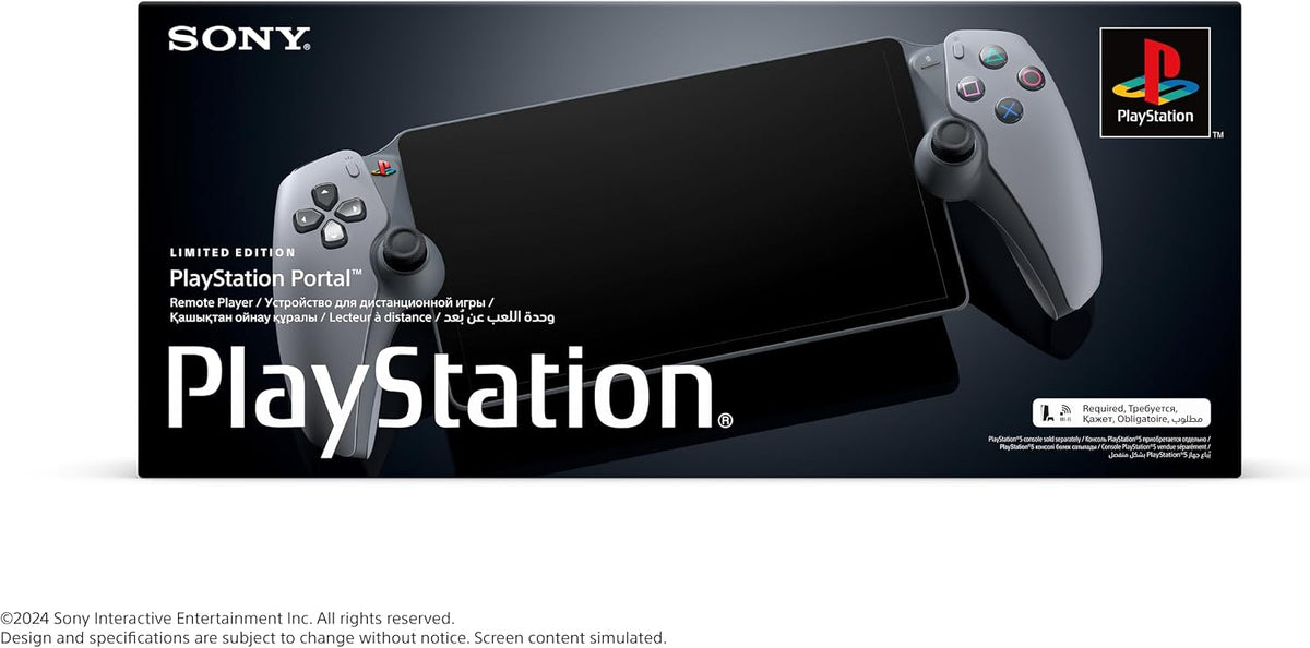 Sony PlayStation Portal Remote Player, 30th Anniversary Limited Edition, PS5, Grey