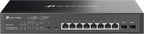 TP-Link TL-SG2210MP | Jetstream 10 Port Gigabit Smart Managed PoE switch | 8 PoE+ Ports @ 150W, 2 SFP Slots | Support Omada SDN | PoE Recovery | IPv6 | Static Routing | 5 Year Manufacturer Warranty