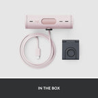 Logitech BRIO 500 Webcam — Rose