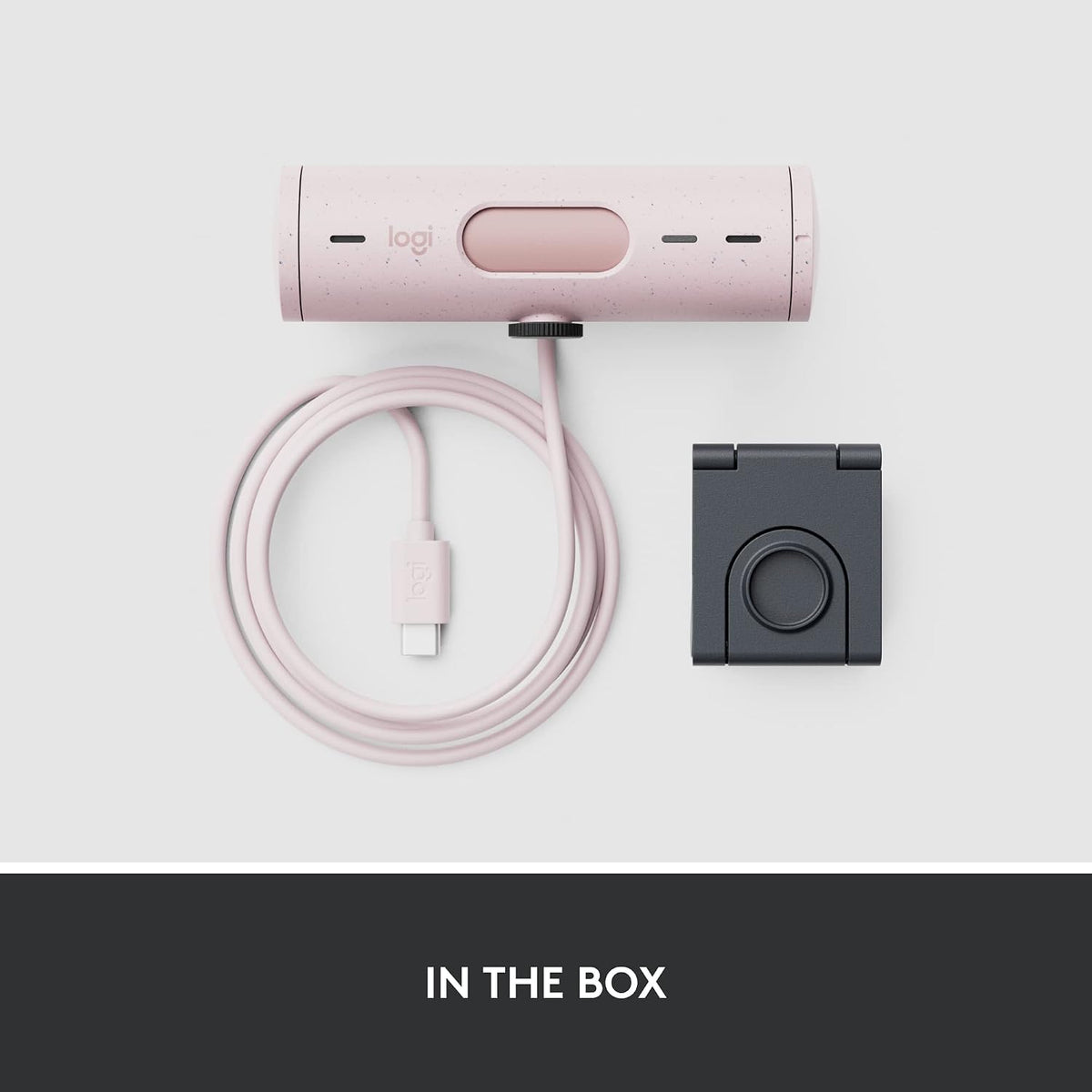 Logitech BRIO 500 Webcam — Rose