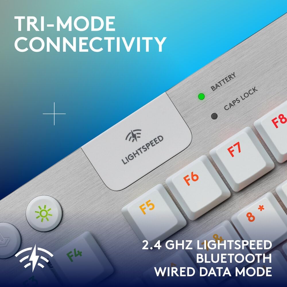 Logitech G915 X TKL Wireless Gaming Keyboard — White