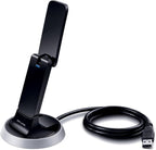 TP-Link AC1900 High Gain Wireless Dual Band USB Adapter for PC, Desktop, Laptop and Tablet (Supports Windows XP/7/8/8.1/10/11, OS X (10.9–10.13), Beamforming Technology, WPS Button) (Archer T9UH)