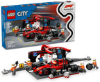 LEGO City F1 Pit Stop & Pit Crew with Ferrari Car 60443