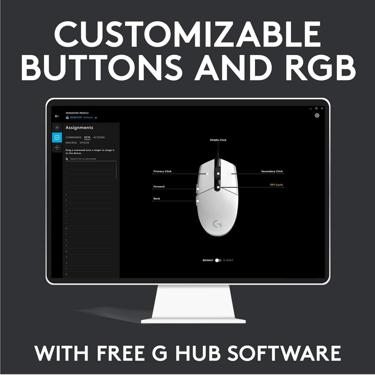 Logitech G102 Gaming Mouse — Black