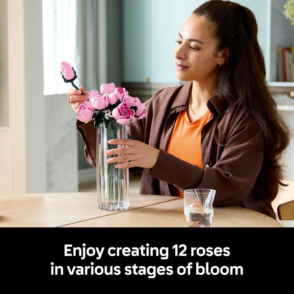 LEGO Botanicals Bouquet of Pink Roses 10374 — image 3