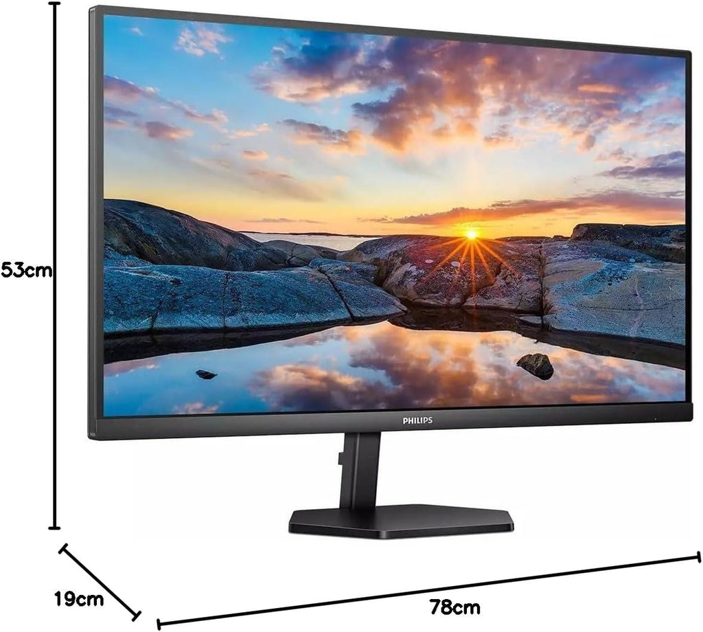Philips 27E1N3300A/00 27" Widescreen IPS WLED Black Multimedia Monitor (1920x1080/1ms/HDMI) — Black