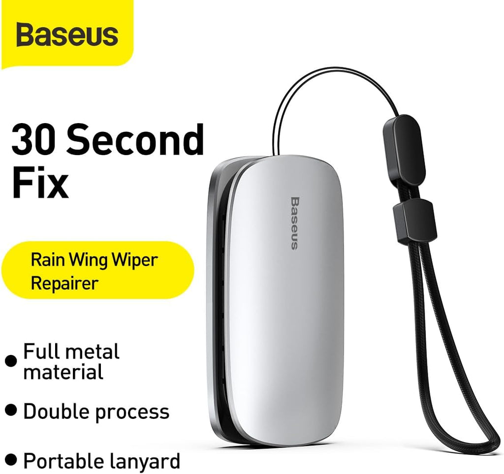 Baseus 30-Second Fix Rain Wing Wiper Repairer, Aluminum Alloy Car Wiper Blade Restoration Tool, Universal