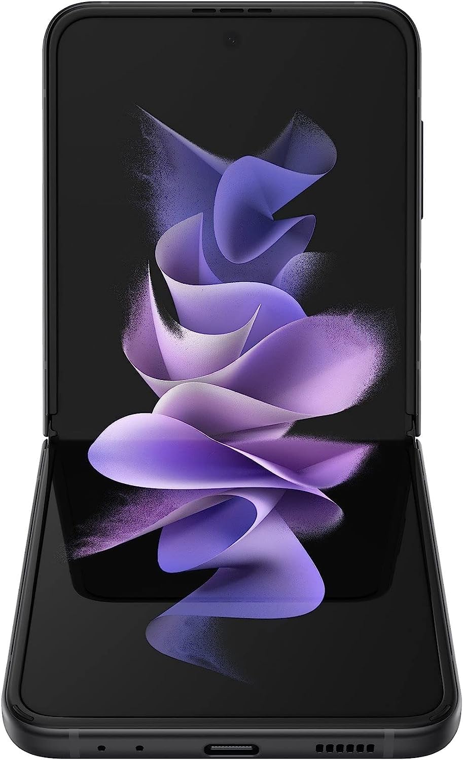 Samsung Galaxy Z Flip3 5G 128GB + 8GB RAM (Single SIM) Phantom Black (International Version) (Renewed)