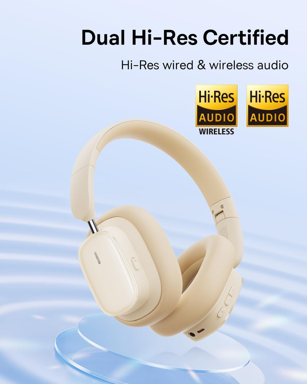 Baseus Bowie H1i Wireless Headphones — White