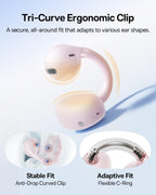 Baseus Bass BC1 Open-Ear Earbuds — Pink