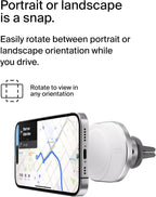 Belkin BoostCharge™ Pro ​Wireless Car Charger with MagSafe 15W Extra Strong Magnetic Vent Mount for iPhone 12, 13, 14